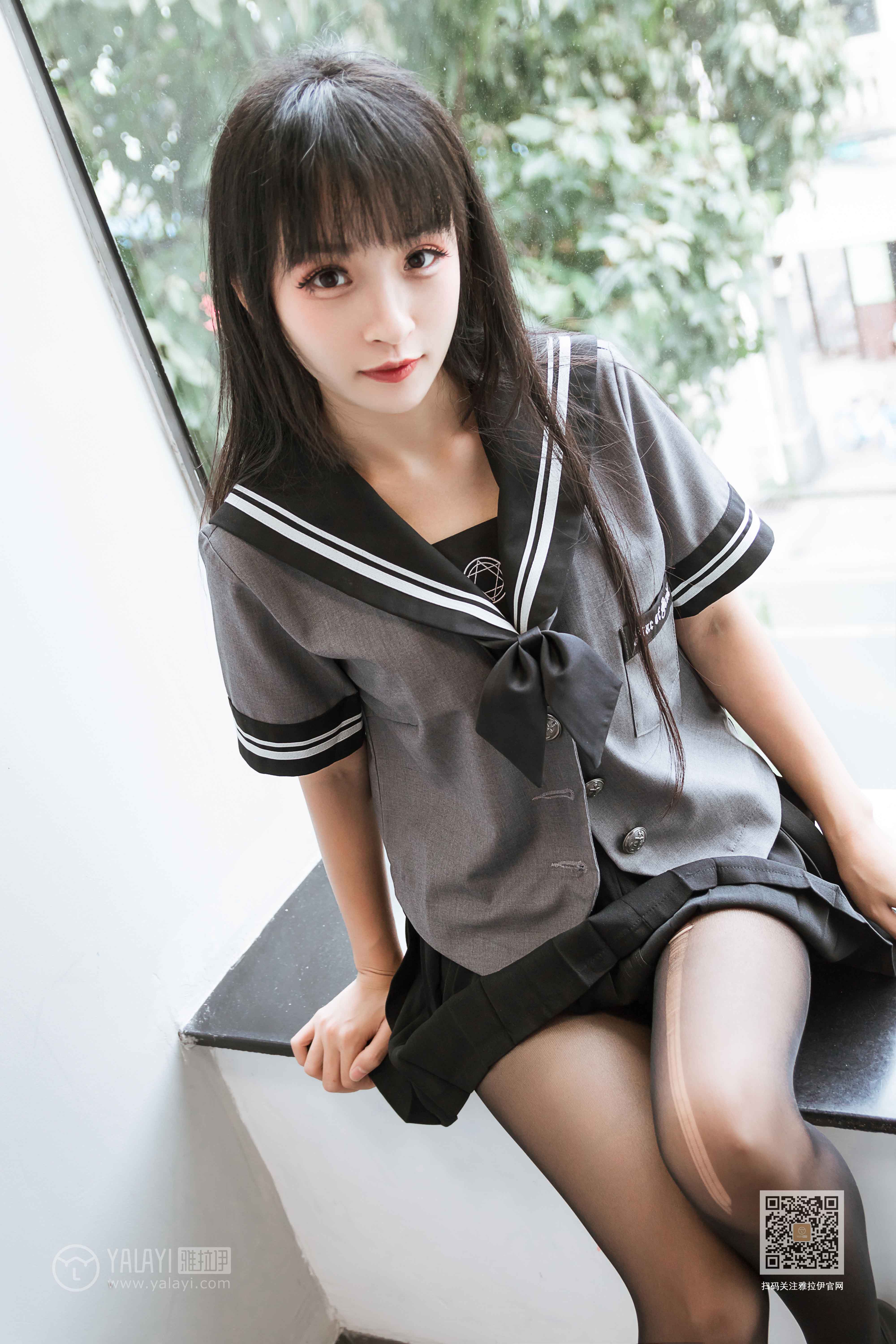 [YALAYI雅拉伊]2020.04.10Y601艾丽《疯狂的jk学妹》插图7